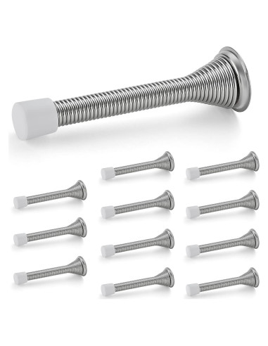 Topes de Puerta Ravinte - Paquete de 12 con Punta de Goma