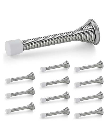 Topes de Puerta Ravinte - Paquete de 12 con Punta de Goma