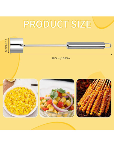 Pelador y Desgranador de Maíz MIWOGA Acero Inoxidable 190g