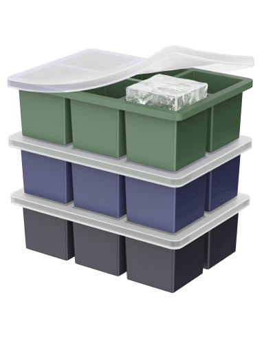 Bandeja de Hielo Grande GGUW para Whisky - 18 Cubos 5 cm