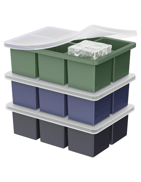 Bandeja de Hielo Grande GGUW para Whisky - 18 Cubos 5 cm