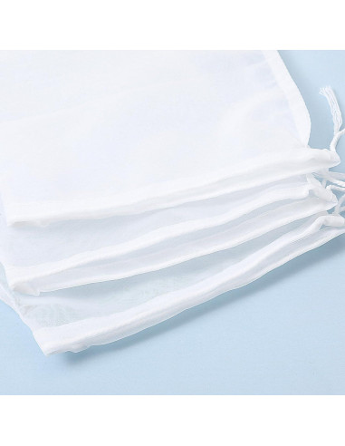 5 Bolsas de Filtro de Nylon Xthrotsenk 15.5x19.7cm para Cerveza