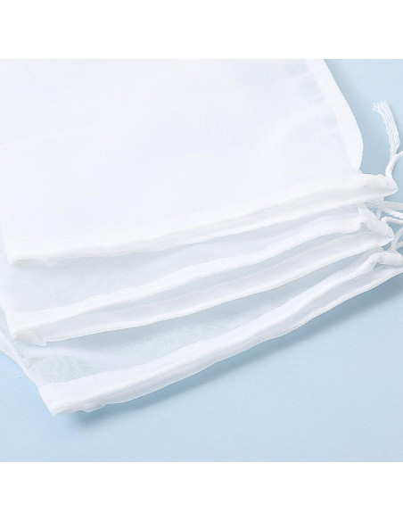 5 Bolsas de Filtro de Nylon Xthrotsenk 15.5x19.7cm para Cerveza