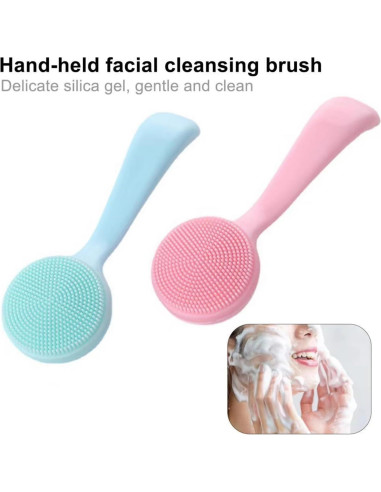 Paquete de 4 cepillos de limpieza facial QidaiaLuck de silicona