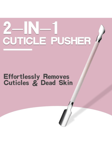 Juego de Recortadores de Cutículas Kylara 3 en 1 Acero Inoxidable