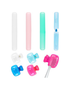 Set de 8 Estuches para Cepillos de Dientes GUSDYIT - Viaje
