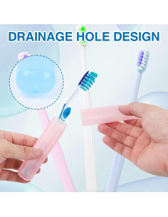 Set de 8 Estuches para Cepillos de Dientes GUSDYIT - Viaje 2