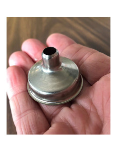 12 Mini Embudos Acero Inoxidable 3.68 cm YIKANGHENG 2