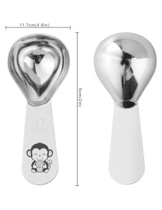 Cuchara Medidora Acero Inoxidable VRUIFA 30ml Diseño Único 2