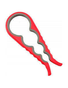 Abre Frascos Ergonómico Snow Abonci Rojo para Manos Débiles