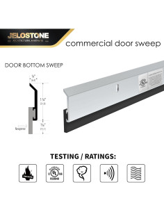 Barrera Inferior para Puerta Comercial JELOSTONE JS-N315 - 91.44 cm 2