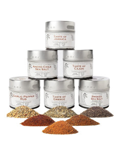 Colección de Sazonadores BBQ Gourmet Gustus Vitae - 6 Latas