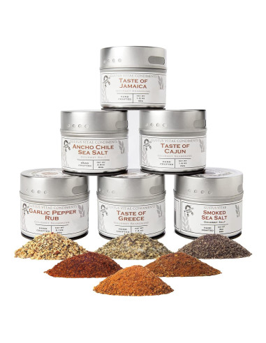 Colección de Sazonadores BBQ Gourmet Gustus Vitae - 6 Latas