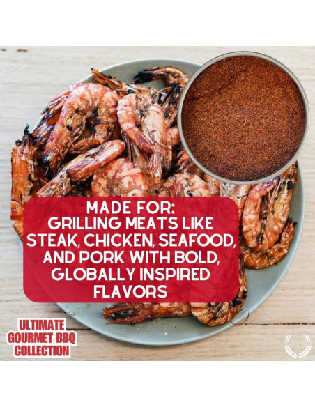 Colección de Sazonadores BBQ Gourmet Gustus Vitae - 6 Latas