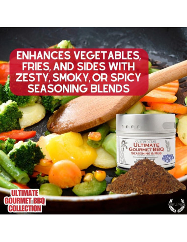 Colección de Sazonadores BBQ Gourmet Gustus Vitae - 6 Latas
