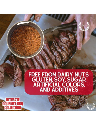 Colección de Sazonadores BBQ Gourmet Gustus Vitae - 6 Latas