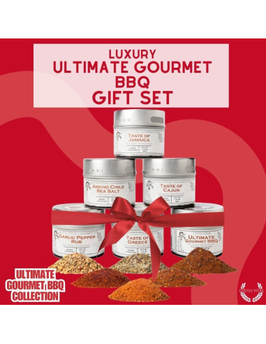 Colección de Sazonadores BBQ Gourmet Gustus Vitae - 6 Latas