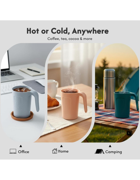 Set de 4 Tazas de Plástico Reutilizables 12 oz Zoeynex Set de 4 Tazas de Plástico Reutilizables 12 oz Zoeynex