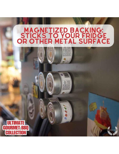 Colección de Sazonadores BBQ Gourmet Gustus Vitae - 6 Latas