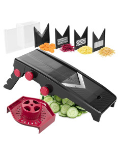 Mandolina Mueller Austria Cortador de Verduras Ajustable Negro