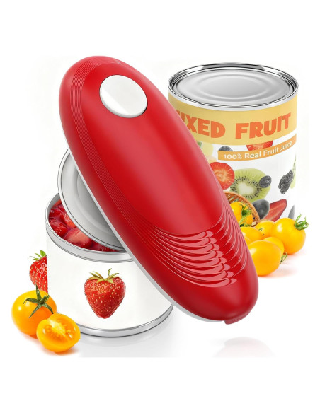 Abrelatas Eléctrico Brilam KGQ-6B Automático Rojo