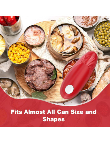 Abrelatas Eléctrico Brilam KGQ-6B Automático Rojo