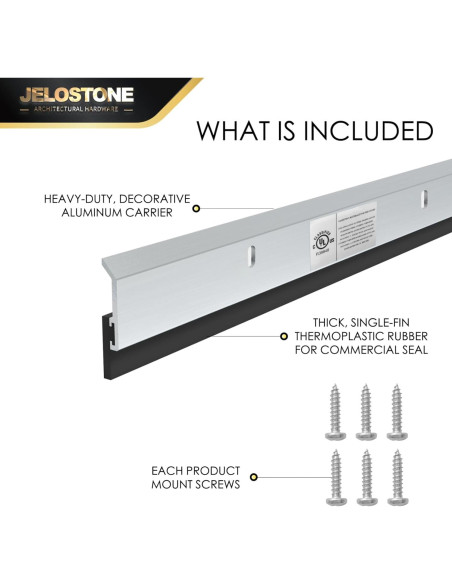 Barrera Inferior para Puerta Comercial JELOSTONE JS-N315 - 91.44 cm