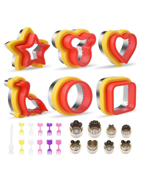 Juego de Cortadores de Sándwich FASAKA 25 Piezas Diversión