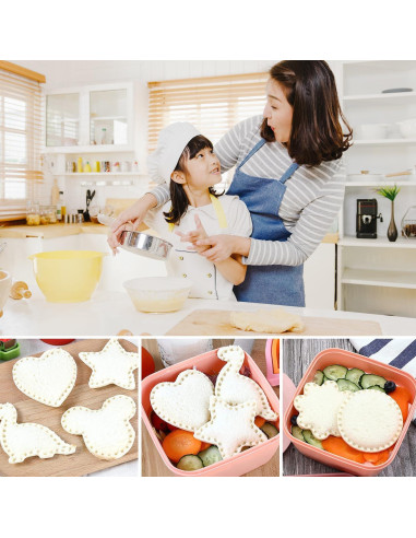 Juego de Cortadores de Sándwich FASAKA 25 Piezas Diversión