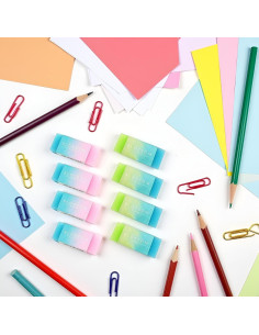 Juego de 8 Gomas de Borrar Cubo WaigN Multicolor 2