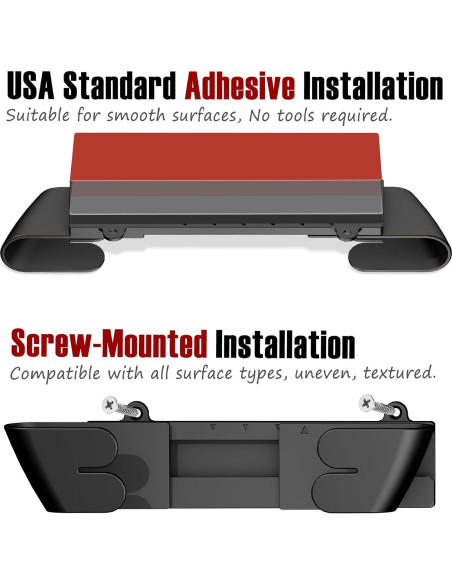 Organizador de Tapas de Olla Ajustable Nicejak 8Pack Negro