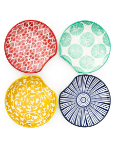 Soporte de Cuchara de Cerámica KitchenTour 11.94 cm Juego de 4