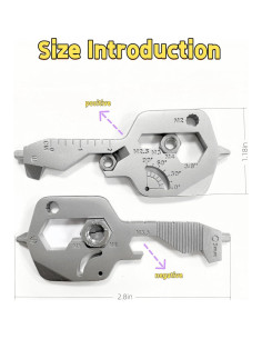 Herramienta Multifuncional 20 en 1 UVBWS Llave Inoxidable 2