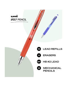 Kit de Lápices Mecánicos Uniball 207, 0.7mm, Paquete de 2 2