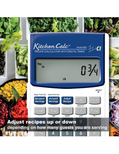 Calculadora de Recetas KitchenCalc 8300 - Calculated Industries 2