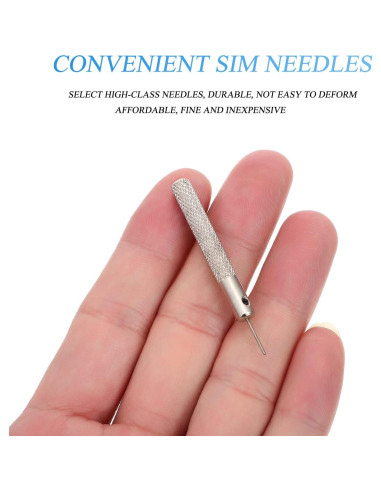 12 Piezas Herramienta de Extracción de Tarjeta SIM Luhaomisky