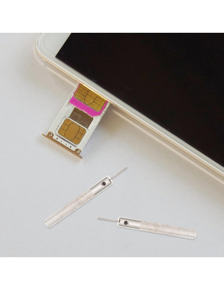12 Piezas Herramienta de Extracción de Tarjeta SIM Luhaomisky