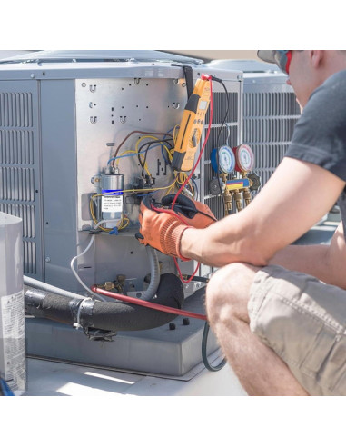 Capacitor Doble Función 45+5uF 370V CBB65 para HVAC