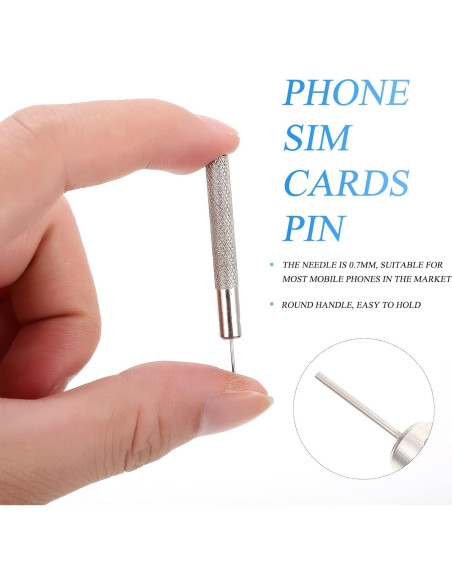 12 Piezas Herramienta de Extracción de Tarjeta SIM Luhaomisky