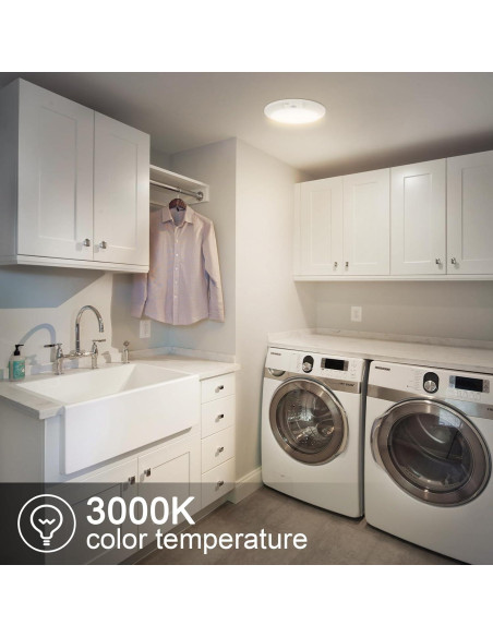 Luz de Techo LED Sofiton 14W 3000K con Sensor de Movimiento