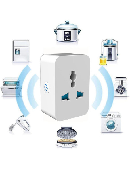 Enchufe Inteligente FTVOGUE 15A Control por Voz y APP Enchufe Inteligente FTVOGUE 15A Control por Voz y APP