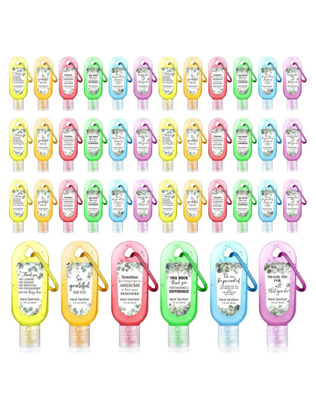 Paquete de 24 llaveros desinfectantes de manos 30 ml Sacubee
