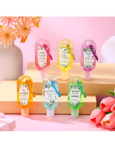 Paquete de 24 llaveros desinfectantes de manos 30 ml Sacubee