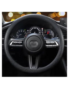 Cubierta de Volante LRITER FXPXL Silicona Antideslizante Negro