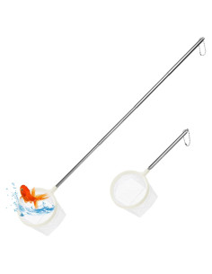 2 Redes de Pesca Redondas QfwdfcTrenz para Acuario 7.62 cm