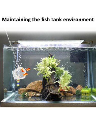 2 Redes de Pesca Redondas QfwdfcTrenz para Acuario 7.62 cm