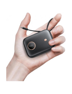 Banco de Energía 10,000mAh Carga Rápida 22.5W USB-C Integrado