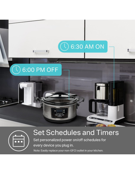 Enchufe Inteligente Kasa Smart KP200 Wi-Fi Control Remoto