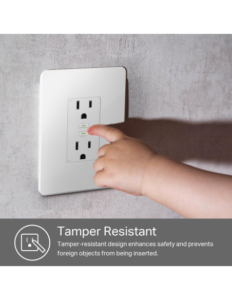 Enchufe Inteligente Kasa Smart KP200 Wi-Fi Control Remoto