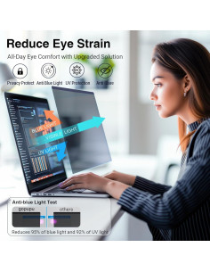 Pantalla de Privacidad 14" Gopu Anti-reflejo Luz Azul 2